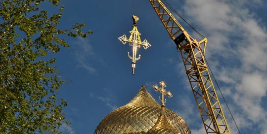 Изготовление куполов на Храме в пос. Сеймчан Магаданской обл.
